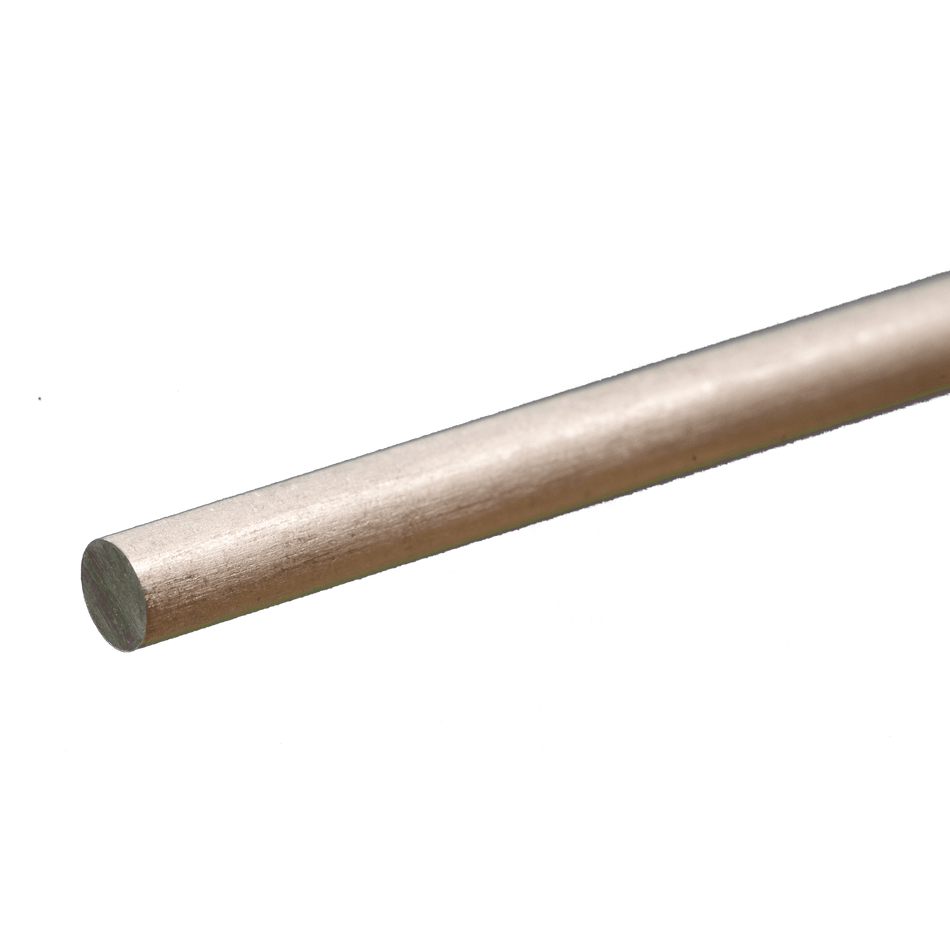 Round Aluminum Rod 316 OD x 12 Long