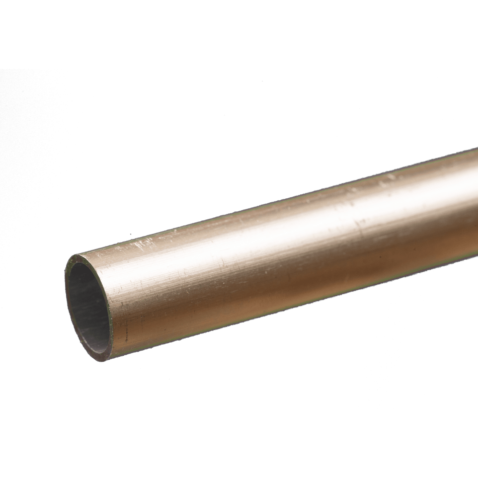 Round Aluminum Tube 716 OD x 0.035 Wall x 12 Long